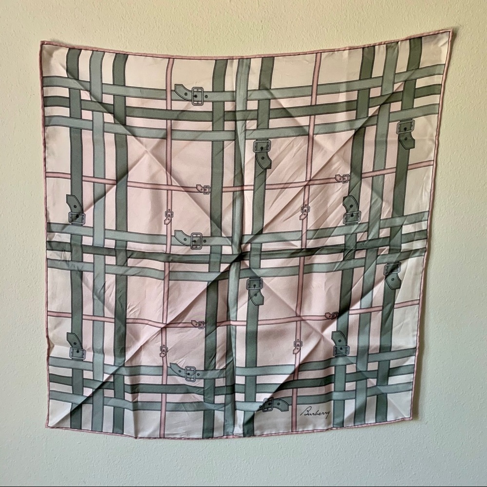 EUC *Authentic* Burberry Silk Scarf